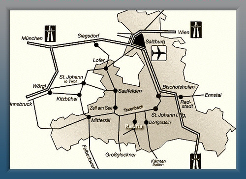Anreise nach Rauris